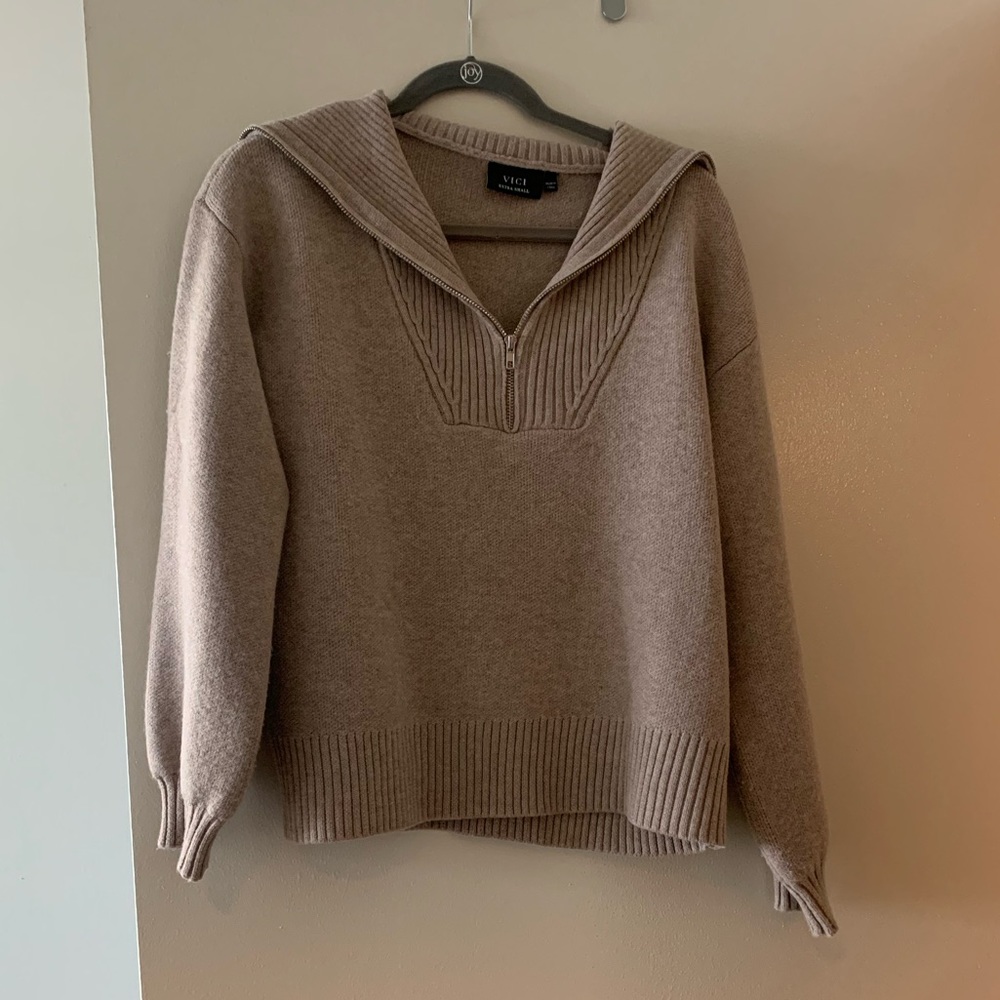 Zip up sweater